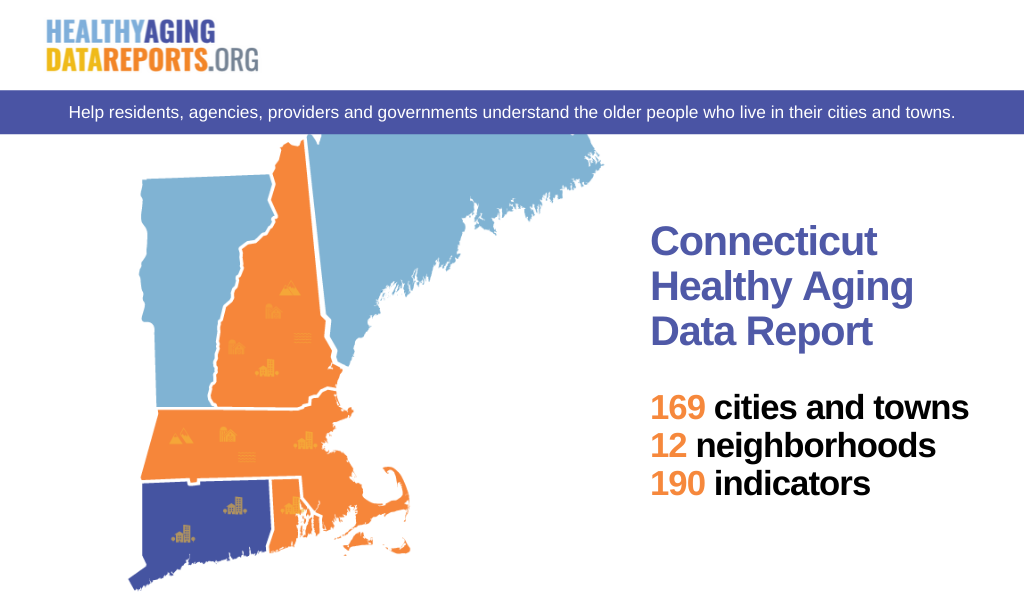 Snapshot of Healthy Aging Data Report homepage